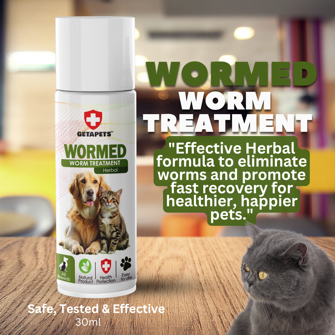 Wormed Ubat Cacing Kucing & Haiwan (30ml)