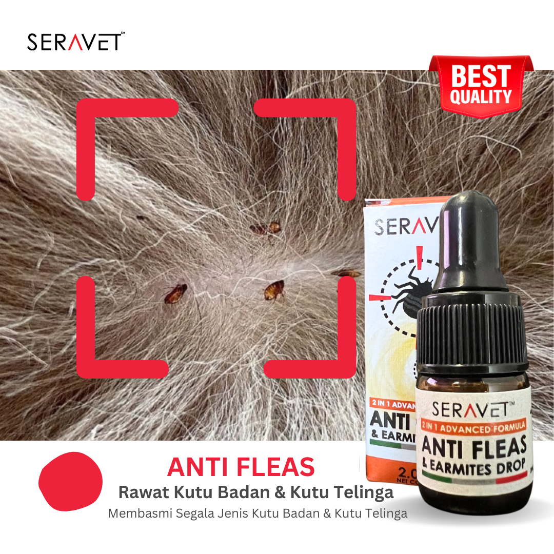 Anti Fleas ubat kutu kucing/anjing