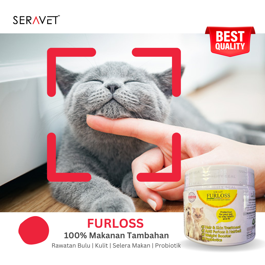 Furloss kesihatan bulu menaikkan berat badan (50g)