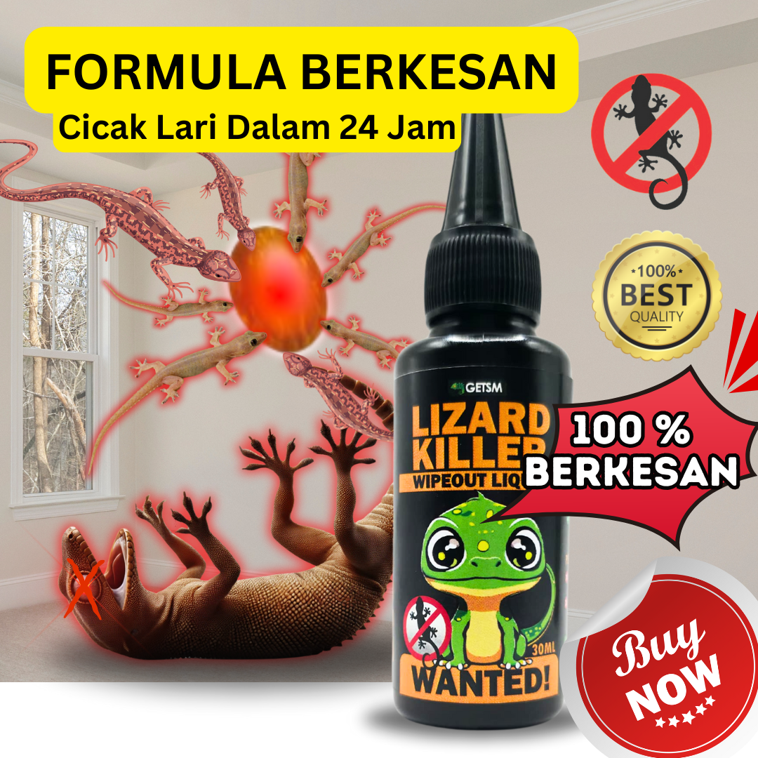 Lizzard Killer menghapuskan cicak